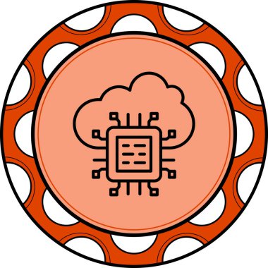 Bulut Hesaplama Ayrı Modern Temiz Sanat Özelliği