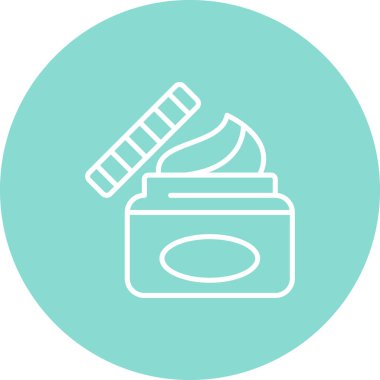 Krem kavanozu Minimum Düz Yaratıcı Grafik Tasarımı