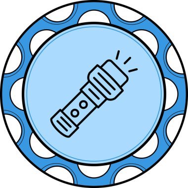 Flashlight Parlak Modern Yaratıcı Sanat Düzeni