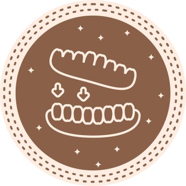 Ağız Bekçisi Zarif Dengeli Düz Sanat Özelliği