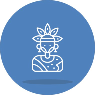 Yerli Kabile Kızı Temiz Sayısal Grafik Düzenlemesi