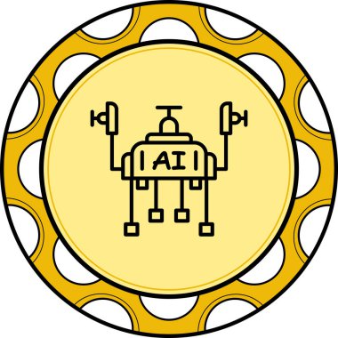 Drone AI Modern Dijital Sanat Nesnesi