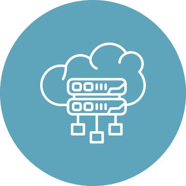 Bulut Depolama Parlak Modern Yaratıcı Sanat Düzenlemesi