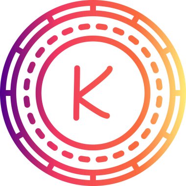 Myanmar Bozuk Para Gelişmiş İşlevsel Web Arayüzü Sembolü