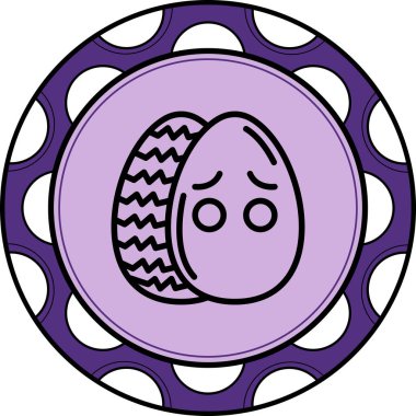 Paskalya Eyeem Yumurtası Yaratıcı İşlevsel Web Grafiksel Sembolü