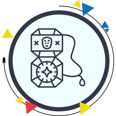 Korsan pusula gezinme web simgesi