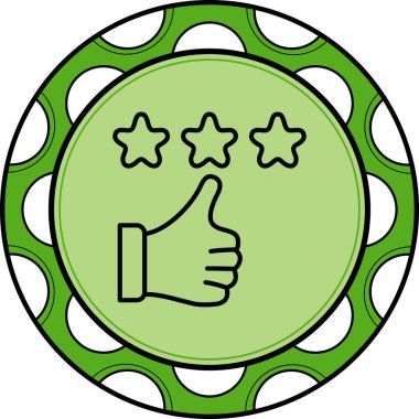 Yıldız Derecelendirme Dengeli Ürün Tasarımı Nesnesi