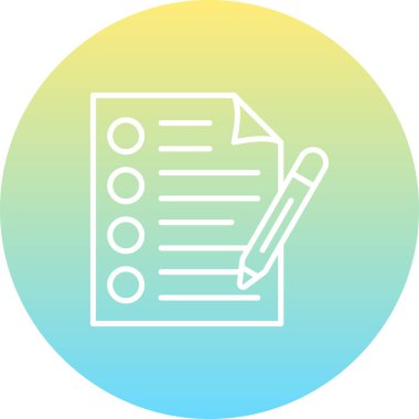 Ev ödevi Yenilikçi Düz Ürün Tasarım Sembolü