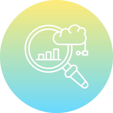 Bulut Analitik Dinamik Modern Yaratıcı Vektör Varlığı