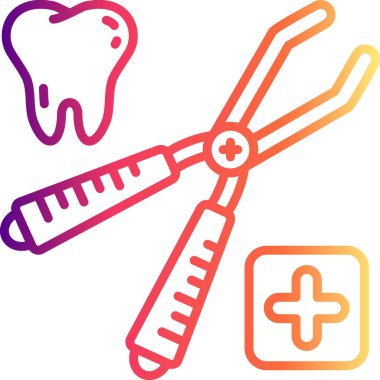 Diş Kıskacı Farklı Profesyonel Yaratıcı Grafik Elementi