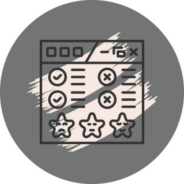 Sosyal İnceleme Dengeli Düz Modern Tasarım Elemanı