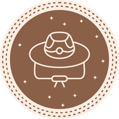 Şapka Yaratıcı Modern Düz Vektör Tasarımı