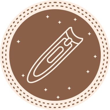 Tırnak Kırpıcı Yüksek Çözünürlüklü Düz Tasarım Sembolü