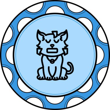 Soğuk Kedi Farklı Modern Temiz Sanat Özelliği