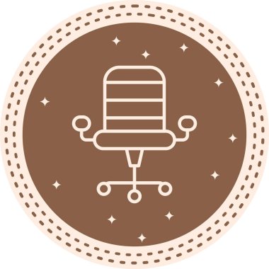 Ofis Başkanı Eşsiz Soyut Damgalama Grafik ŞekliName