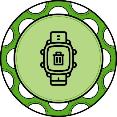 Akıllı Saat Çöp Premium Özel Ürün Tasarımı Düzeni