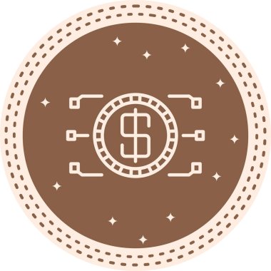 Finansal Eşsiz Soyut Markalaştırma Grafik Şeklinde Yapay Zeka