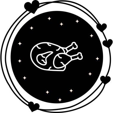 Kızarmış Tavuk Stili Profesyonel Yaratıcı Sanat Nesnesi