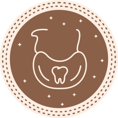 Diş Bib Profesyonel Yenilikçi Düz Tasarım Düzeni