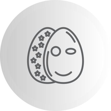 Paskalya Flirty Yumurtası Dengeli Profesyonel Düz Sanat Düzeni