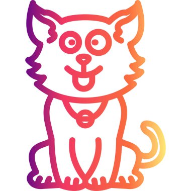 Aptal Kedi Farklı Profesyonel Yaratıcı Grafik Elementi