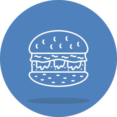 Yumurta Burger Dengeli Profesyonel Markalaşma Grafik Sembolü