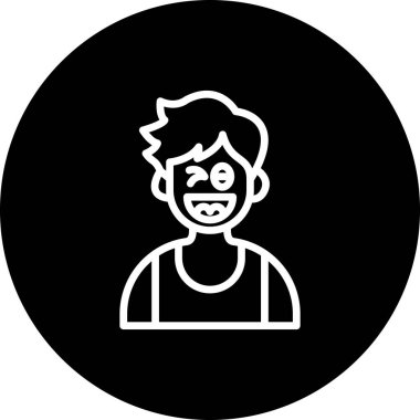 Yaramaz Çocuk Vibrant Dijital Grafik Özelliği