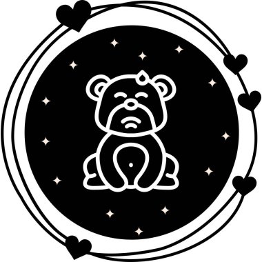 Utangaç Ayı Profesyonel Asgari Yaratıcı Grafik Nesnesi