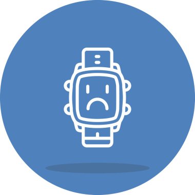 Mutsuz Çevirmeli Çağdaş Dijital Grafik Özelliğini İzle