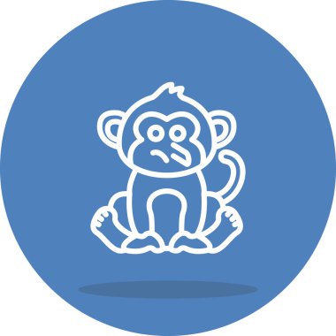 Yalancı Maymun Seçkin Markalı Vektör Varlığı