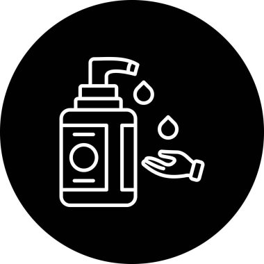 Sabun Dispenser Minimum Yüksek Çözünürlüklü Vektör Düzeni