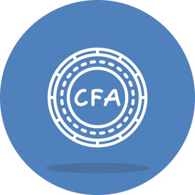 Fildişi Sahil Parası Ayrı Modern Dijital Tasarım Elementi