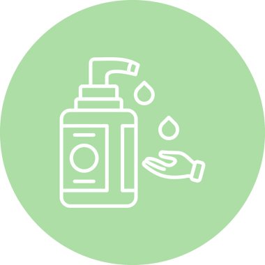 Sabun Dispenser Minimum Düz Kullanıcı Deneyimi Sembolü