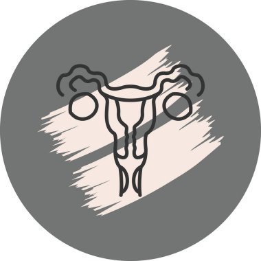 Kadın üreme organı Zarif Rafine Ürün Tasarım Varlığı