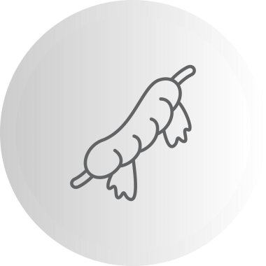 Peynir Kebabı Belirgin Profesyonel Yaratıcı Grafik Elementi