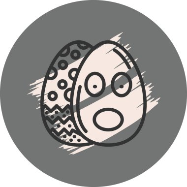 Paskalya Yumurtası Yaratıcı Eşsiz Ürün Tasarım Elementi