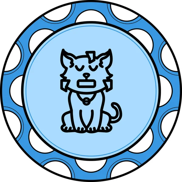 Soğuk Kedi Farklı Modern Temiz Sanat Özelliği