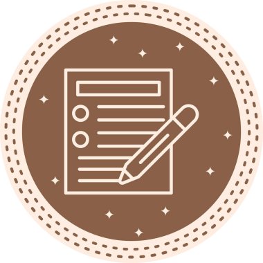 Test Kağıdı Ayrı Vibrant Dijital Grafik Özelliği