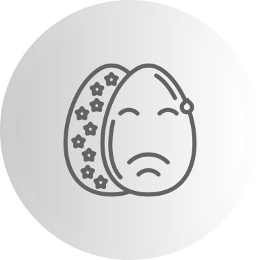 Paskalya Utangaç Yumurta Yüksek Kaliteli Modern Vektör Elementi