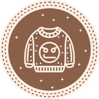 Kötü Eşsiz Yenilikçi Dijital Grafik Sembolü