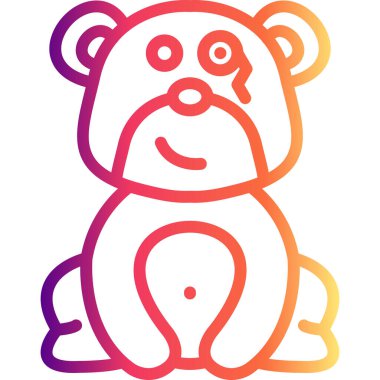 Monocle Bear Premium Modern Dijital Sanat Özelliği