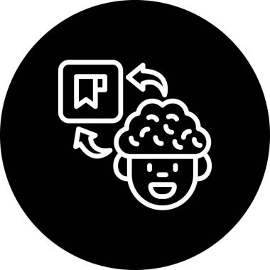 Beyin Kitabı Yaratıcı Modern Düz Vektör Tasarımı