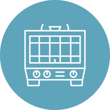 Isıtıcı Eşsiz Yenilikçi Dijital Grafik Sembolü