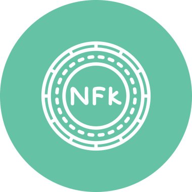 Eritre Madeni Parası Zarif Profesyonel Düz Grafik Sembolü