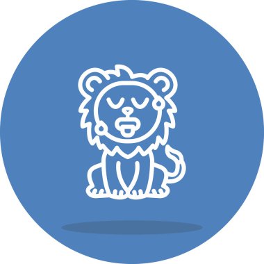 Sıcak Aslan Yenilikçi Modern Yaratıcı Grafik Özelliği