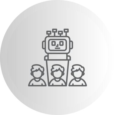 AI Konferansı Profesyonel Eşsiz Kullanıcı Arayüzü Düzeni