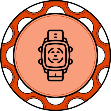 Akıllı Saat Yüzü Kimliği Minimum Gelişmiş Marka Tasarımı Varlığı