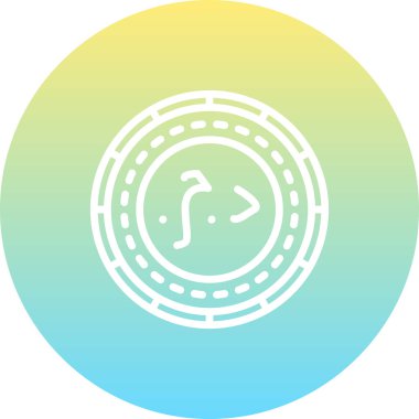 Fas Bozuk Para Biçimli Markalaştırma Vektörü Özelliği