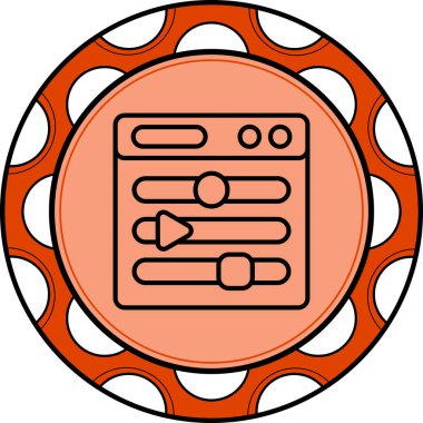 Web Kaydırma Aracı Rafmed Zarif Vektör Sanatı Nesnesi