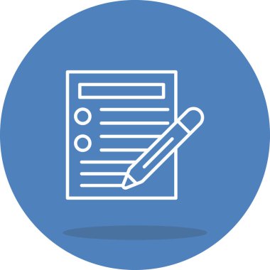 Test Kağıdı Zarif Dengeli Düz Sanat Özelliği